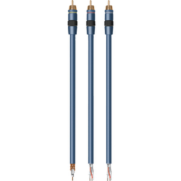 Audiovox Composite video cable 1.8m RCA RCA Blau Composite-Video-Kabel