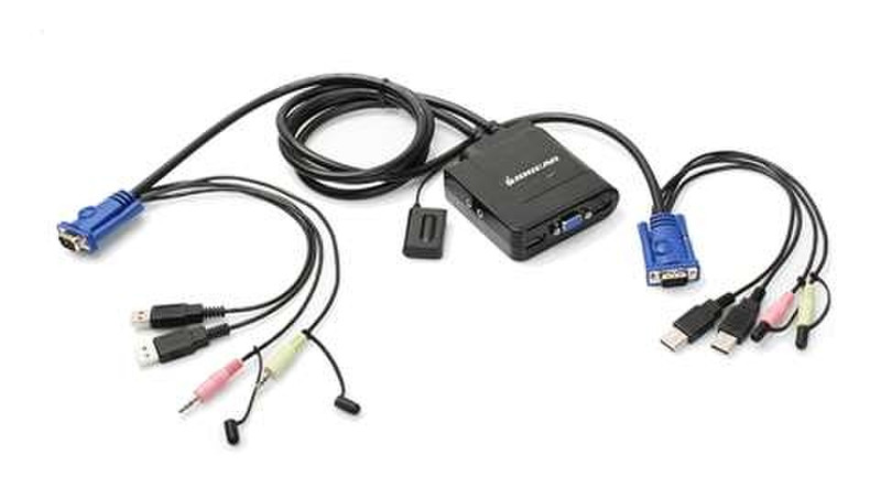 iogear GCS72U 0.91м Черный кабель клавиатуры / видео / мыши