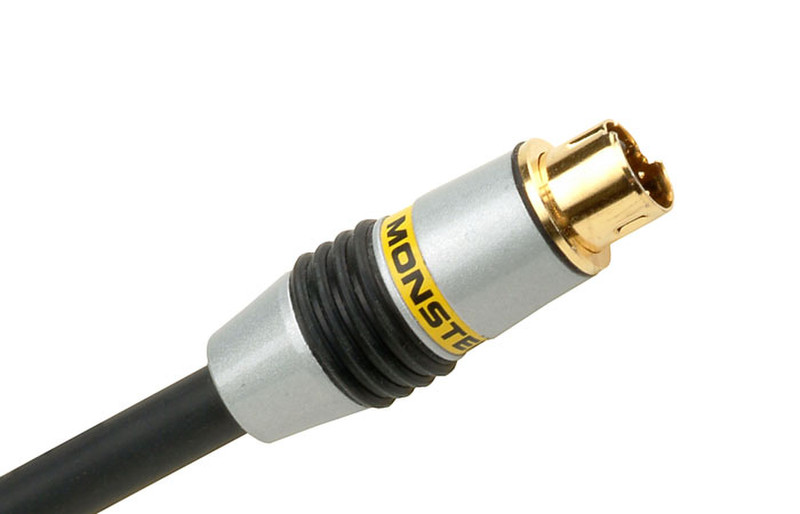 Monster Cable 107793-00 4м Черный S-video кабель
