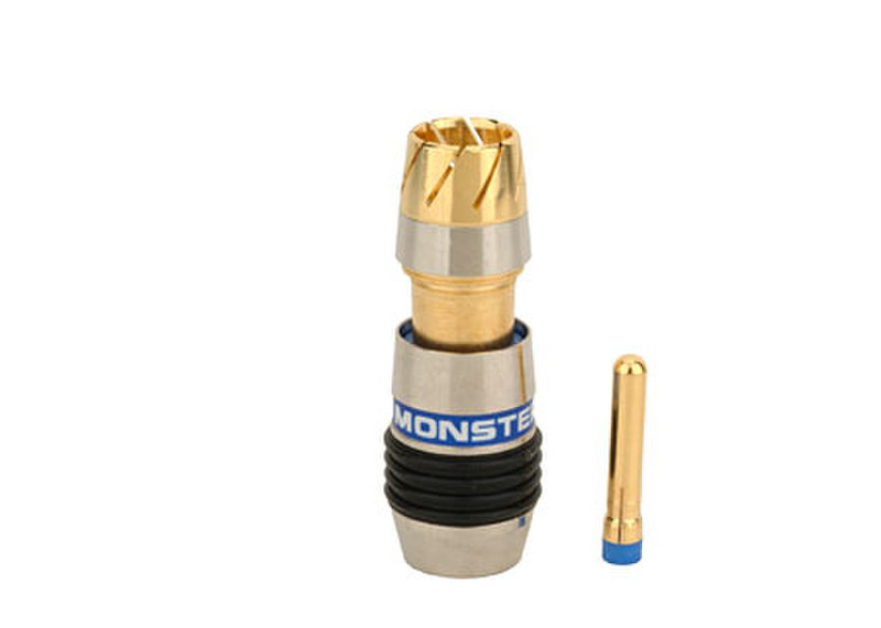 Monster Cable 123463-00 RCA Black,Gold wire connector