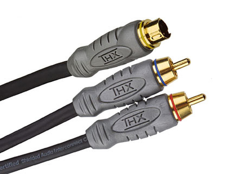 Monster Cable 126050-00 2.44м S-Video (4-pin) Черный адаптер для видео кабеля