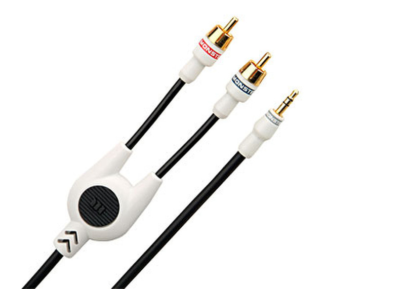Monster Cable 126129-00 RCA RCA Черный кабельный разъем/переходник