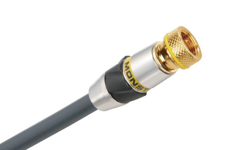 Monster Cable 127653-00 4m F-Pin F-Pin Black coaxial cable