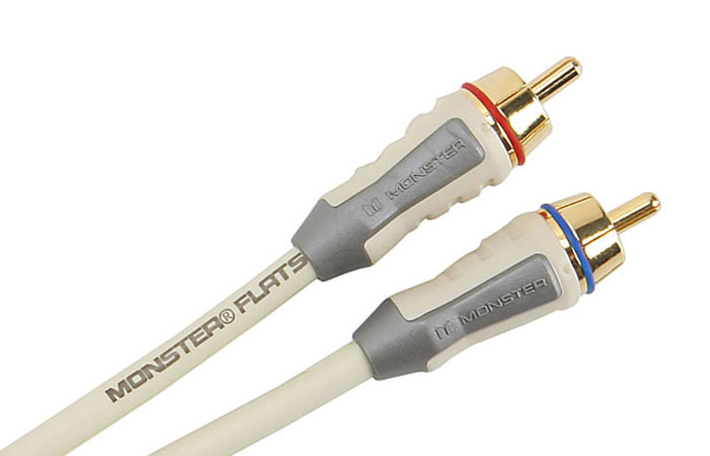 Monster Cable 130418-00 2м Белый аудио кабель