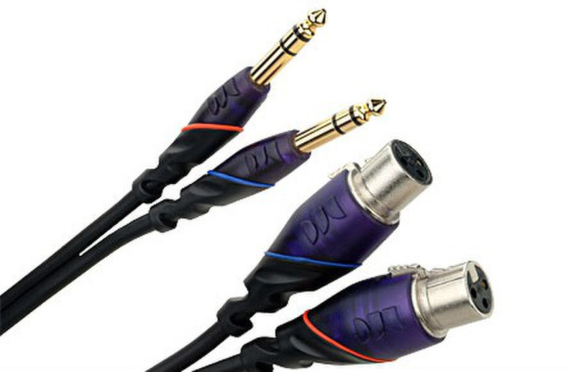 Monster Cable 607139-00 2m Schwarz Audio-Kabel