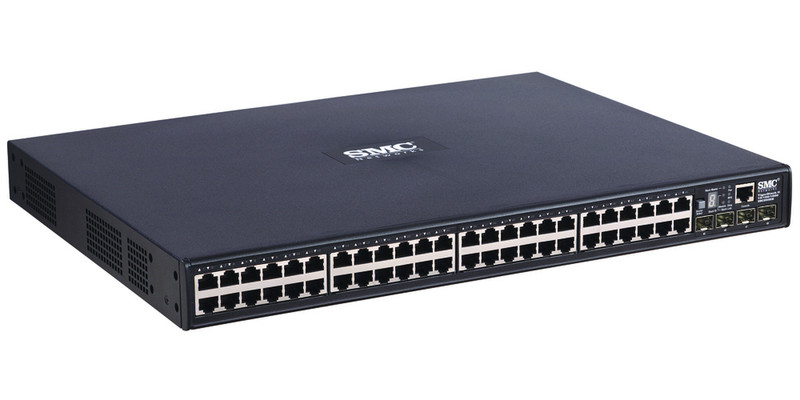 SMC SMC8950EM Managed Power over Ethernet (PoE) Black network switch