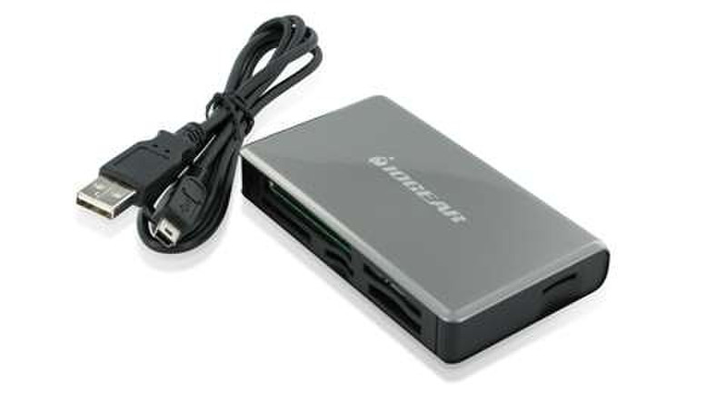 iogear GFR281W6 USB 2.0 Серый устройство для чтения карт флэш-памяти