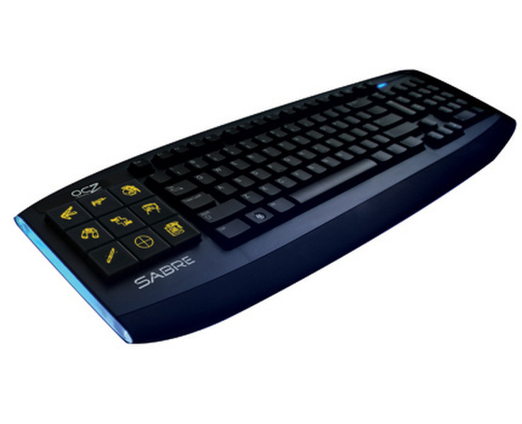 OCZ Technology Sabre OLED Keyboard RF Wireless QWERTY Tastatur