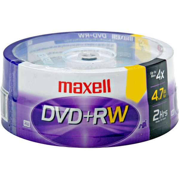 Maxell 502638 4.7GB DVD+RW 25pc(s) blank DVD