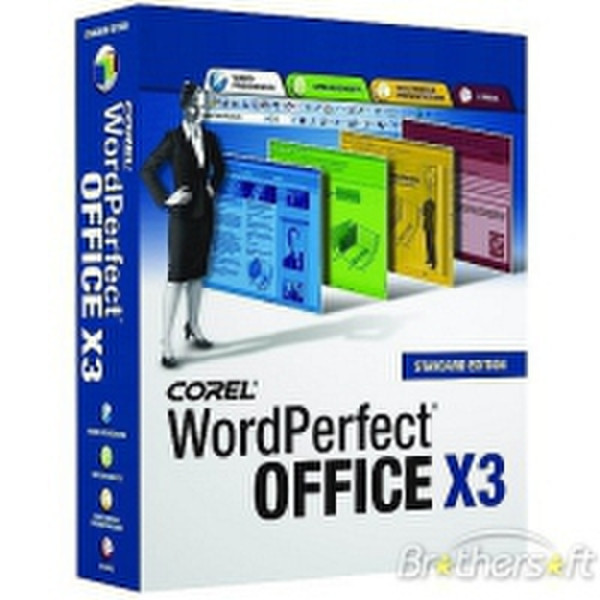 Corel WordPerfect Office X3 1Benutzer