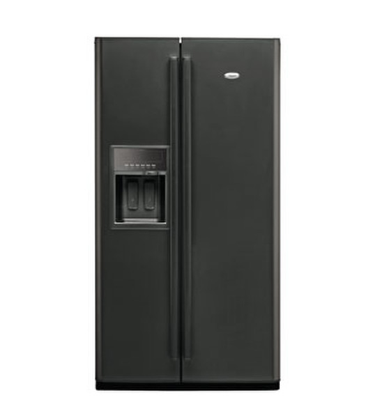 Whirlpool WSC 5555 A+N freestanding 505L Black side-by-side refrigerator