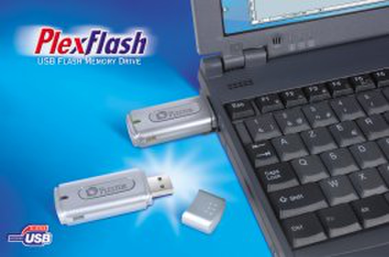 Plextor PlexFlash 256MB Memory drive USB2 PC Mac 0.25GB memory module