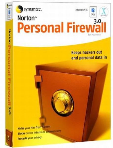 Symantec Norton Personal Firewall 3.0 for Macintosh, EN 1пользов.