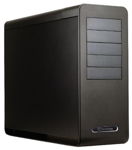 Silverstone FT02B-W Midi-Tower Black computer case