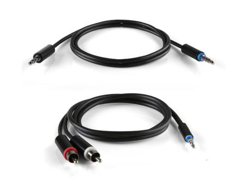 iLuv 4Mac MaxiAudio Aux-in & Y-Adapter premium cables