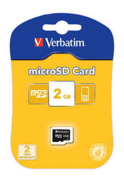 Verbatim 2GB MicroSD 2GB MicroSD memory card