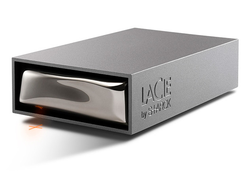 LaCie 1TB Starck Desktop 2.0 1000GB Grau Externe Festplatte