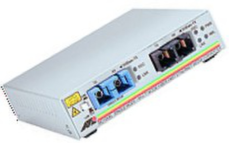 Allied Telesis Multi-mode fibre to single-mode (40km) fibre 100Mbit/s network media converter