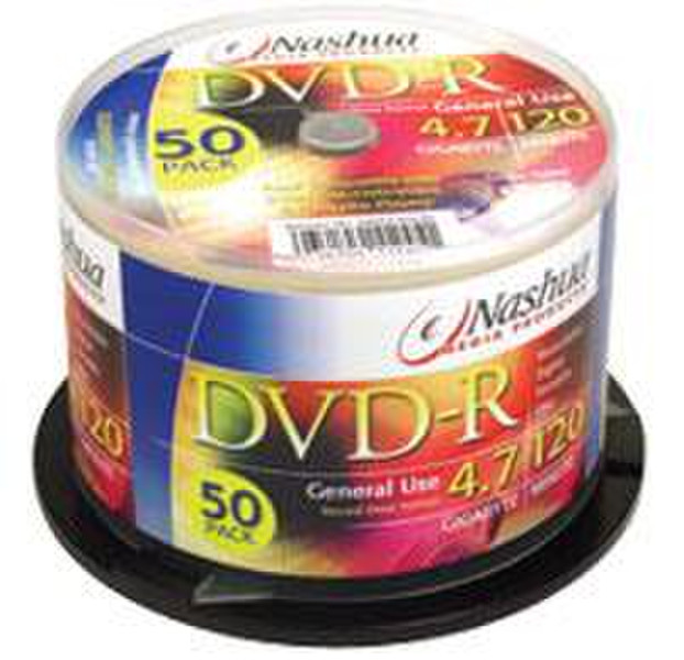 Nashua DVD-R 4,7Gb 2x 4.7GB 50Stück(e)