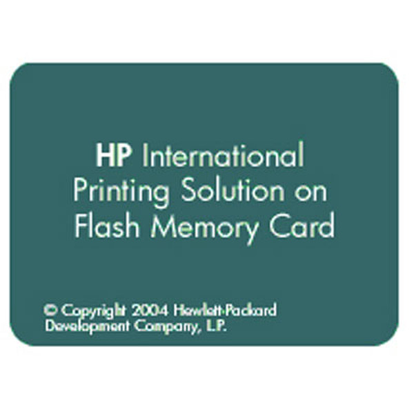 HP International Print Solution Flash Memory Card карта памяти