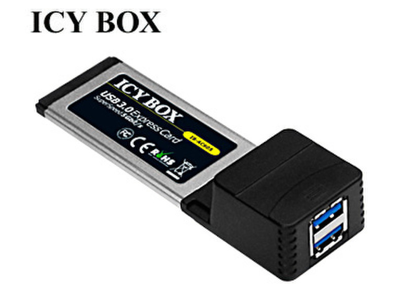 ICY BOX USB 3.0 Express Card USB 3.0 interface cards/adapter