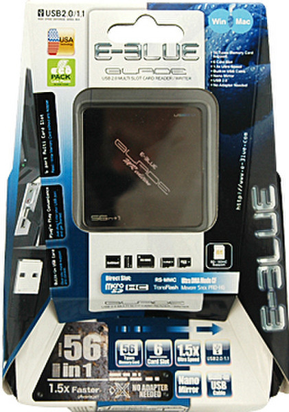 E-blue ERD029SL устройство для чтения карт флэш-памяти