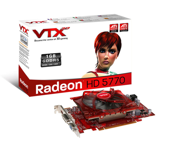 VTX3D VX5770 1GBD5-H 1GB GDDR5 graphics card