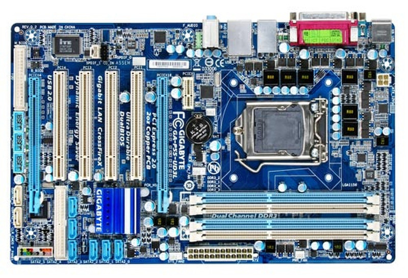 Gigabyte GA-P55-UD3L Socket H (LGA 1156) ATX motherboard