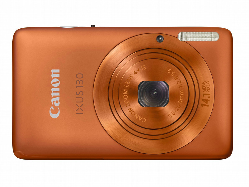Canon Digital IXUS 130 Kompaktkamera 14.1MP 1/2.3Zoll CCD 4320 x 3240Pixel Orange