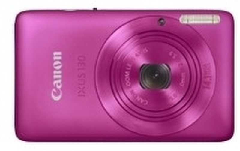 Canon Digital IXUS 130 Kompaktkamera 14.1MP 1/2.3Zoll CCD 4320 x 3240Pixel Pink