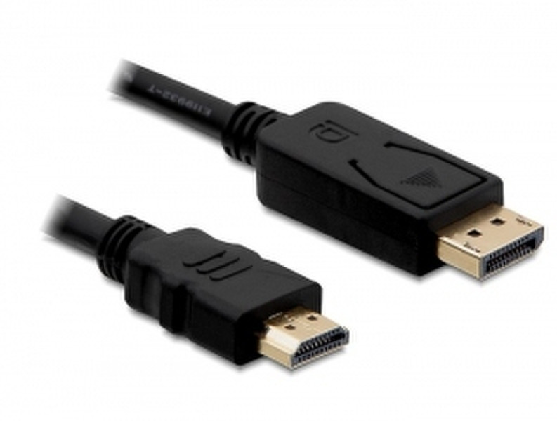 DeLOCK Cable Displayport > HDMI m/m 2m 2m Schwarz