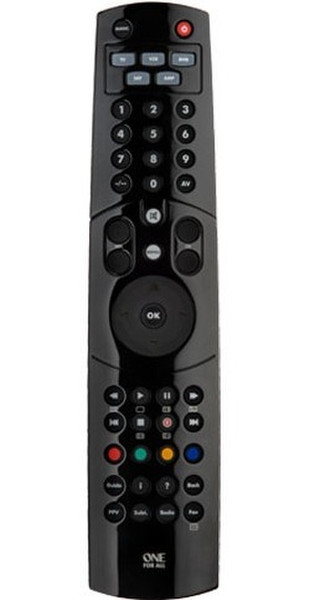 One For All URC 7555 (Digital 5) Black remote control