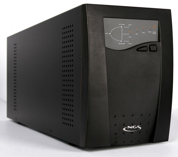 NGS Rhino 1000 6AC outlet(s) Compact Black uninterruptible power supply (UPS)