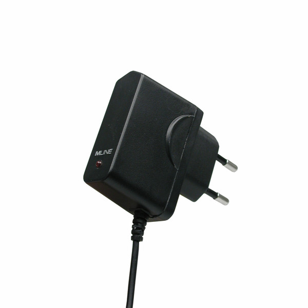 MLINE Travel Charger Indoor Black mobile device charger
