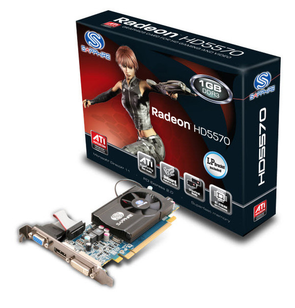 Sapphire HD 5570 1GB DDR3 DP 1GB GDDR3