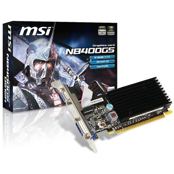 MSI GeForce 8400GS 512 MB DDR2 GeForce 8400 GS GDDR2