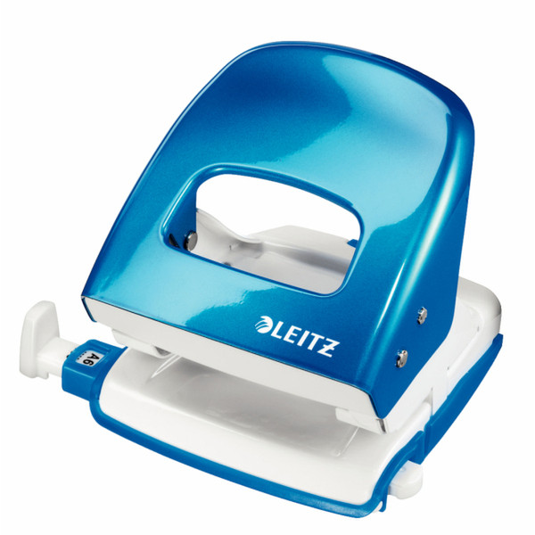 Leitz NeXXt Series Metal Office Hole Punch 30sheets Blue hole punch