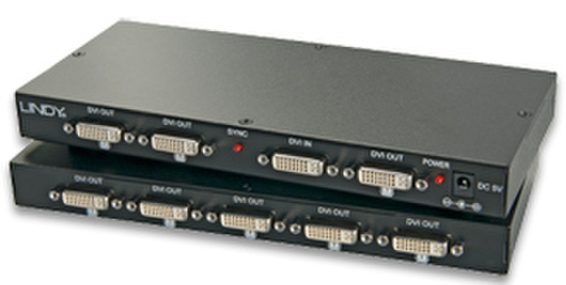 Lindy DVI Video Splitter + 8 Port Distribution Amplifier DVI