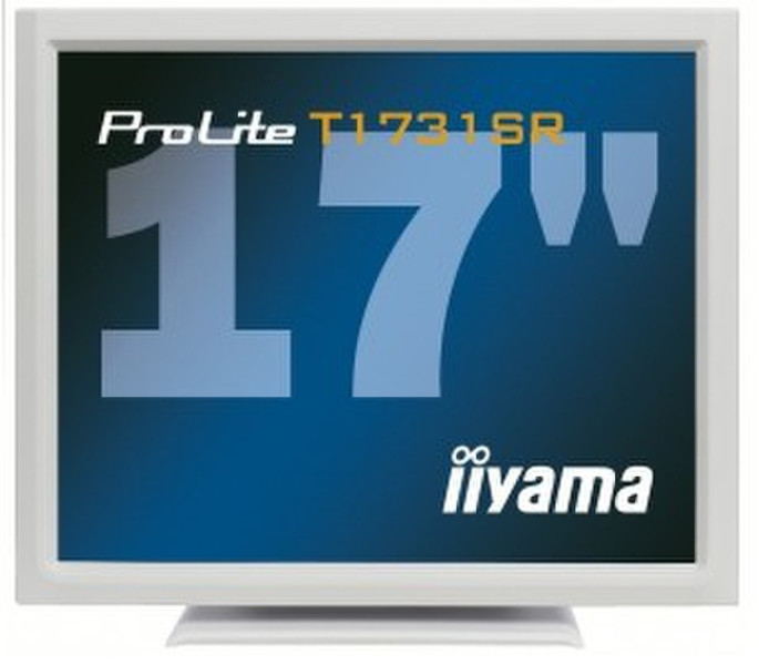iiyama ProLite T1731SR-1 17Zoll 1280 x 1024Pixel Weiß Touchscreen-Monitor