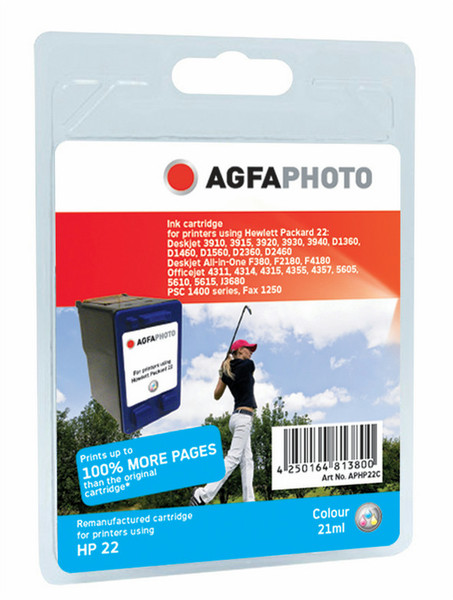 AgfaPhoto APHP22C Черный струйный картридж