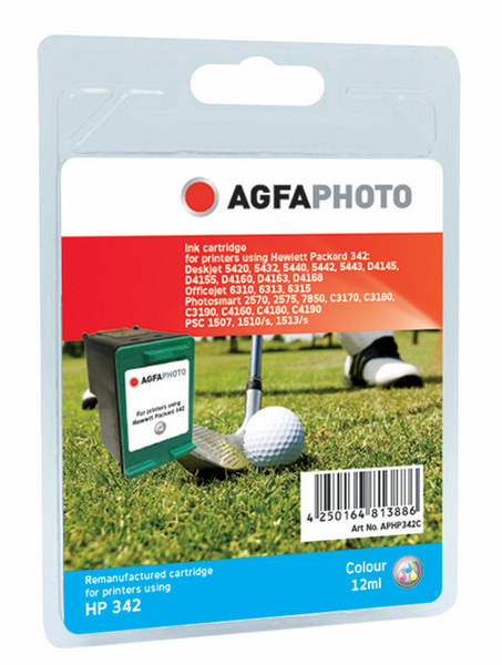 AgfaPhoto APHP342C cyan,magenta,yellow ink cartridge