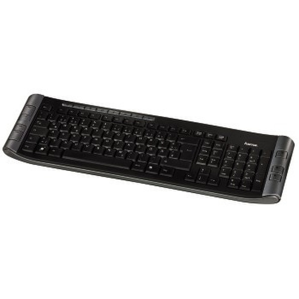 Hama Wireless Keyboard 2.4G RF Wireless QWERTZ Schwarz Tastatur