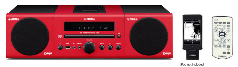 Yamaha MCR-140 Mini-Set 30W Rot