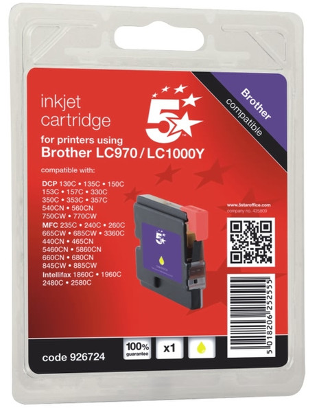 5Star 926724 Yellow ink cartridge