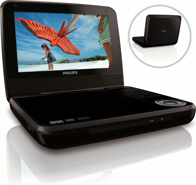 Philips PD7000B 18cm/ 7" LCD Portable DVD Player