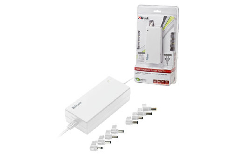 Trust 70W Notebook Power Adapter Белый адаптер питания / инвертор