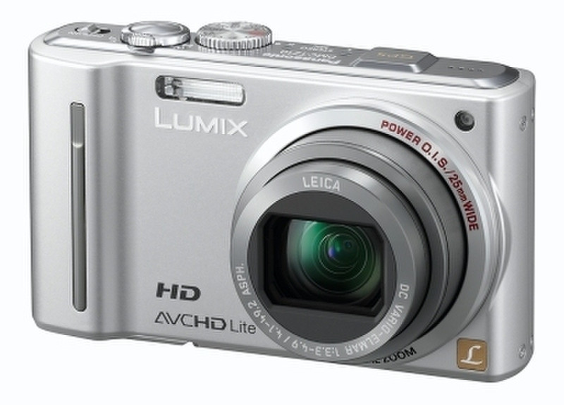 Panasonic Lumix DMC-TZ10 Kompaktkamera 12.1MP 1/2.33Zoll CCD 4000 x 3000Pixel Silber