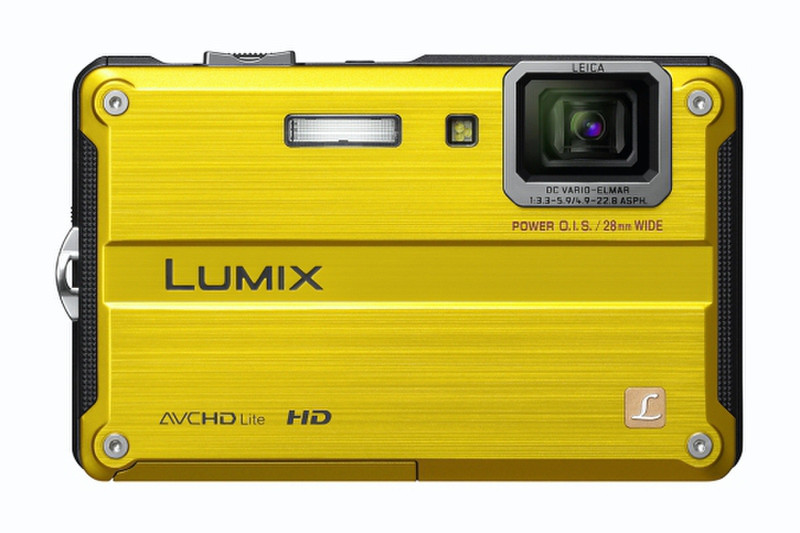 Panasonic Lumix DMC-FT2 Kompaktkamera 14.5MP 1/2.33Zoll CCD 4320 x 3240Pixel Gelb