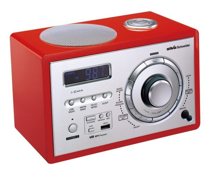 Silva Schneider RC-U 50 Tragbar Rot Radio
