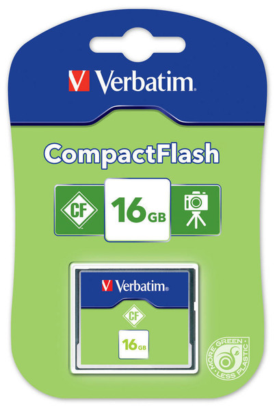 Verbatim 16GB CF 16GB CompactFlash memory card